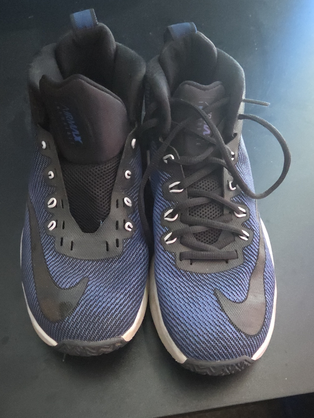 Nike Men’s Blue and Black Athletic Sneakers